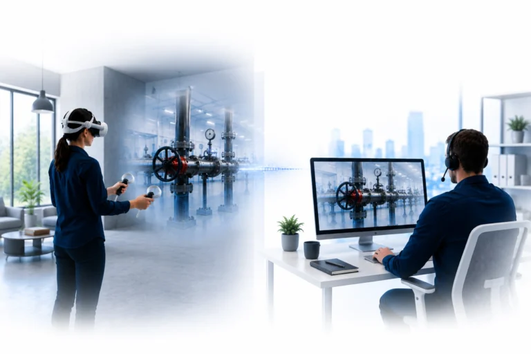 Remote VR training guidance